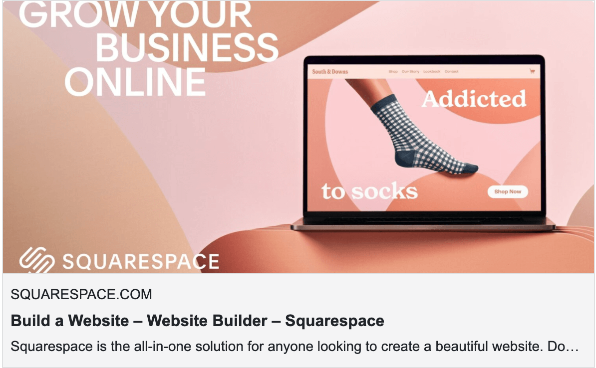 Squarespace's Open Graph image